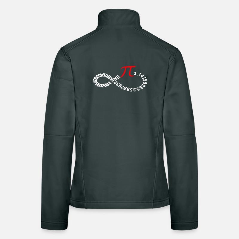 Unendliche Pi-Ziffern Ouroboros Frauen Softshelljacke