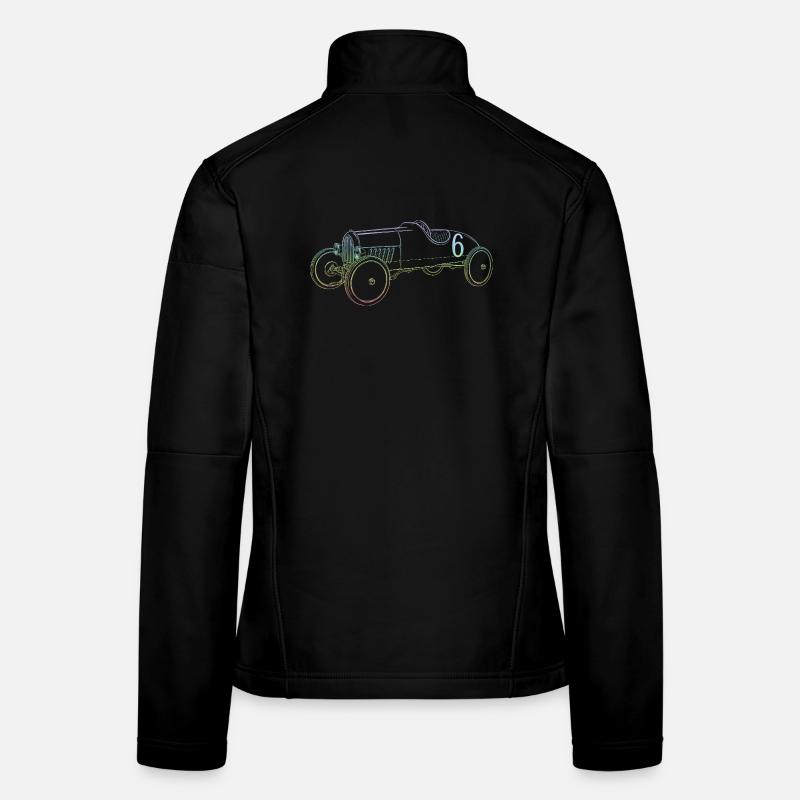Caisse à savon Veste en tissu softshell Femme