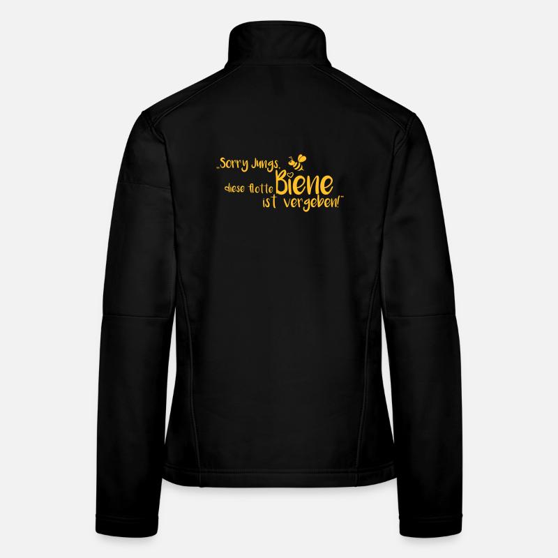 Junggesellenabschied flotte Biene - Frauen Softshelljacke - Schwarz