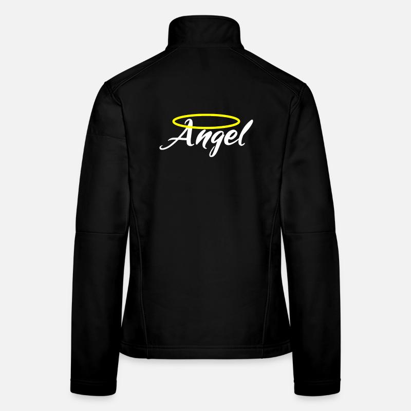 Ich bin ein Engel - Angel - Frauen Softshelljacke - Schwarz