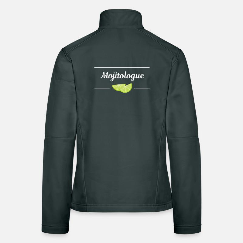 Mojitologue Veste en tissu softshell Femme