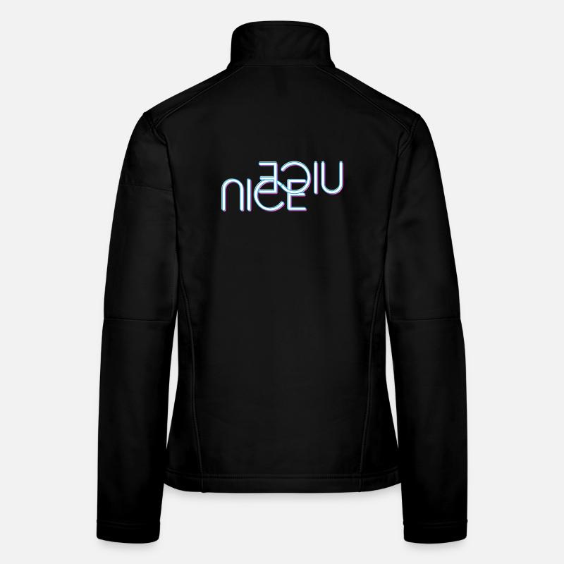 Nice schriftzug Frauen Softshelljacke