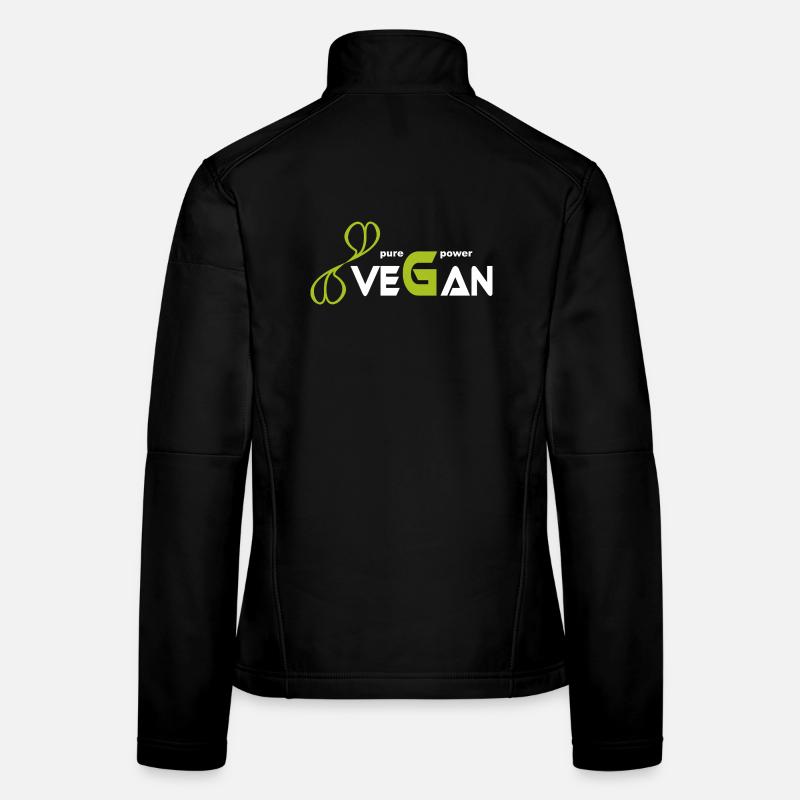 pure_vegan_power Veste en tissu softshell Femme