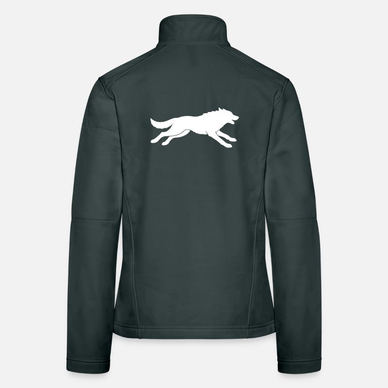Wolf Silhouette Women's Softshell Jacket