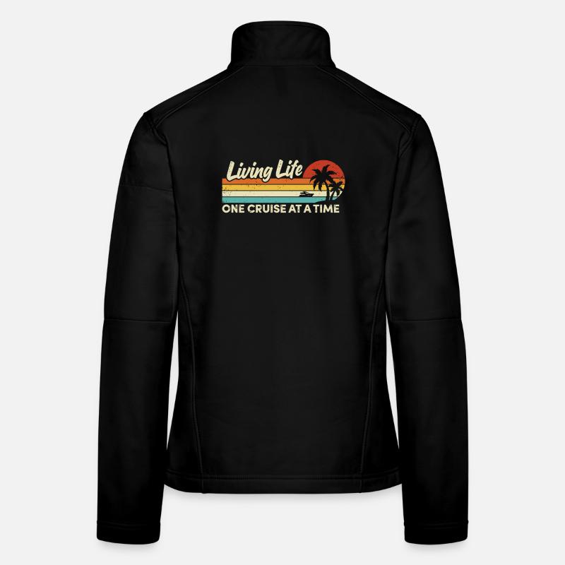 Cruise Ship Summer Vacation Trip Women's Softshell Jacket