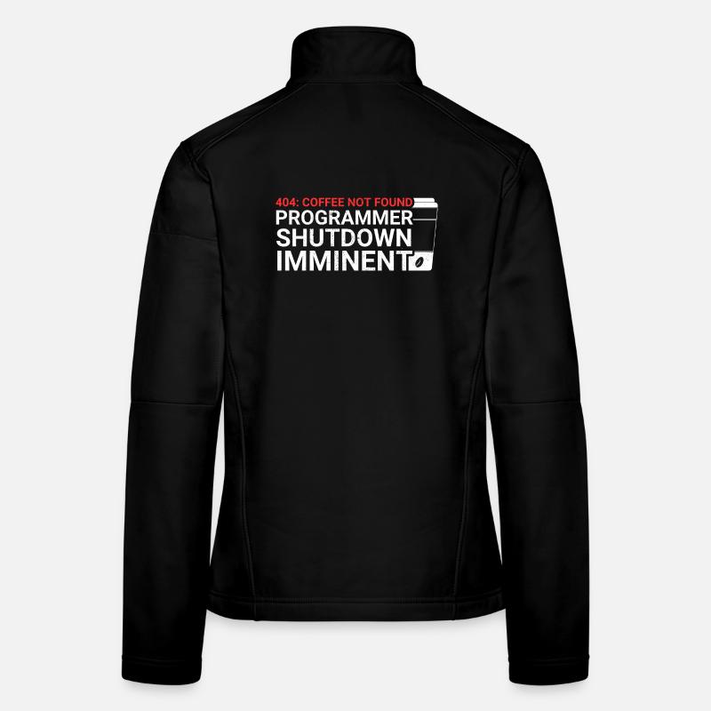 Aus Kaffee Code generieren Programmierer Frauen Softshelljacke