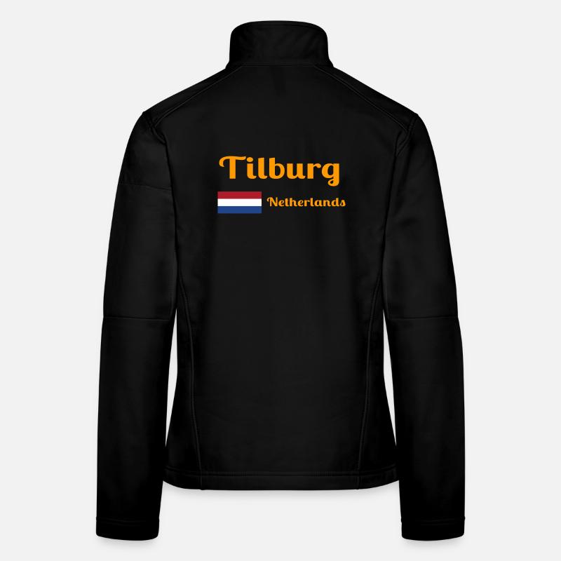 Tilburg, Netherlands- Stylish prints Women's Softshell Jacket