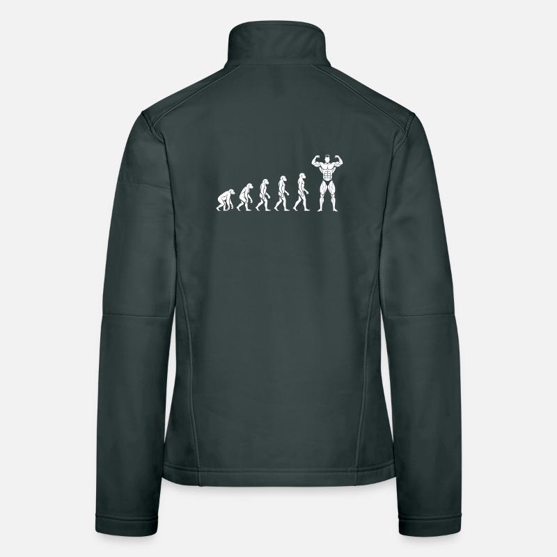 Evolution zur Kraft – Motivation pur Frauen Softshelljacke
