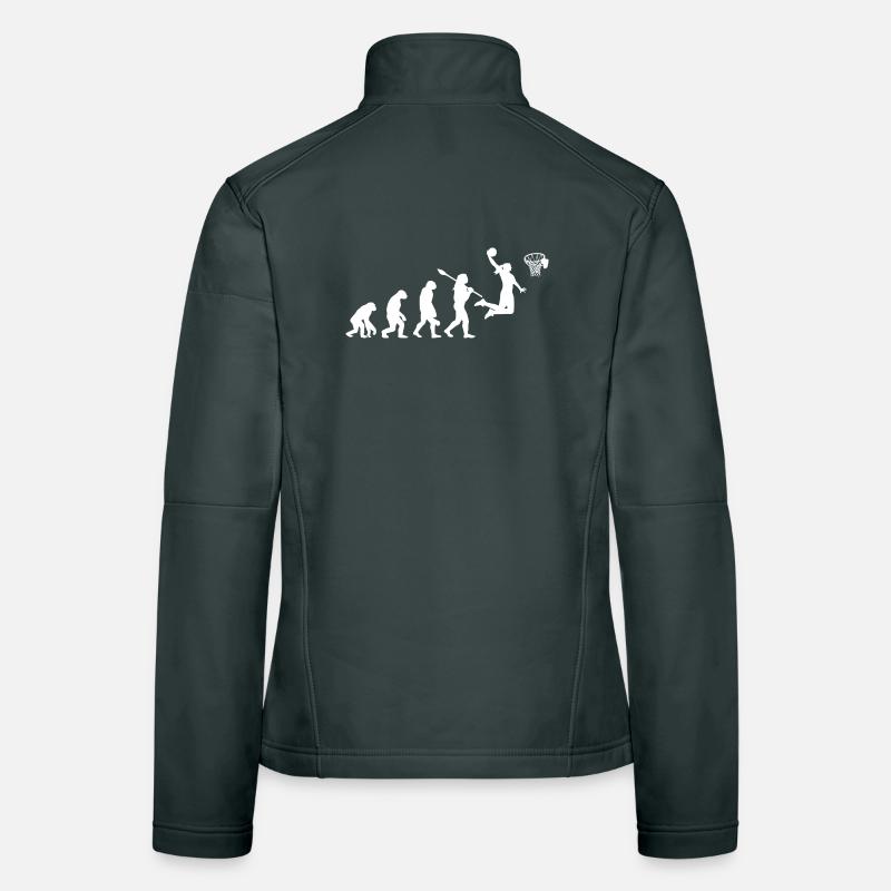 Évolution de l’athlète féminine de basket-ball Veste en tissu softshell Femme
