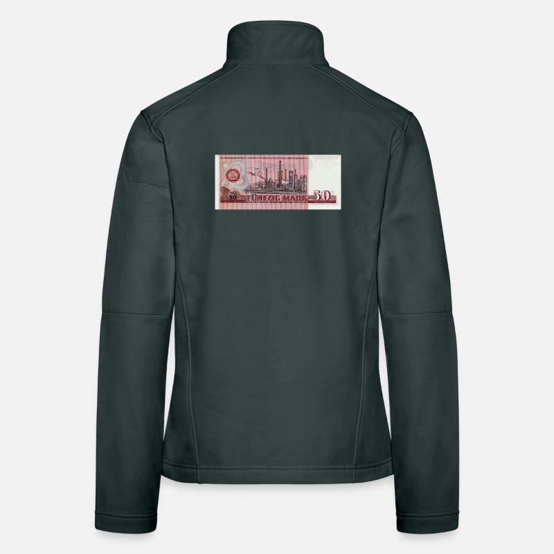 50 marks de la RDA Veste en tissu softshell Femme