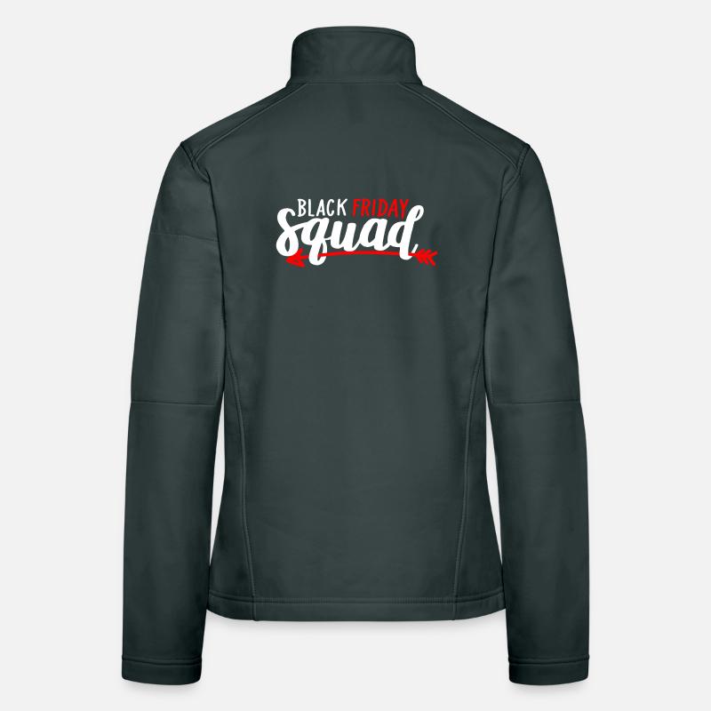 Black Friday Squad Tee Women's Softshell Jacket