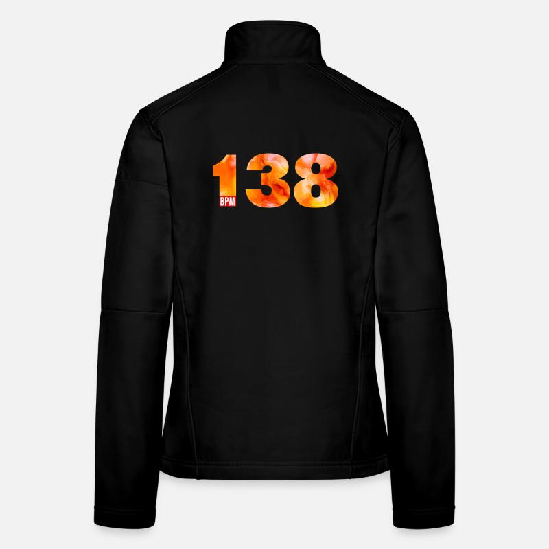 138 BPM - Pure Uplifting Energy - Frauen Softshelljacke - Schwarz