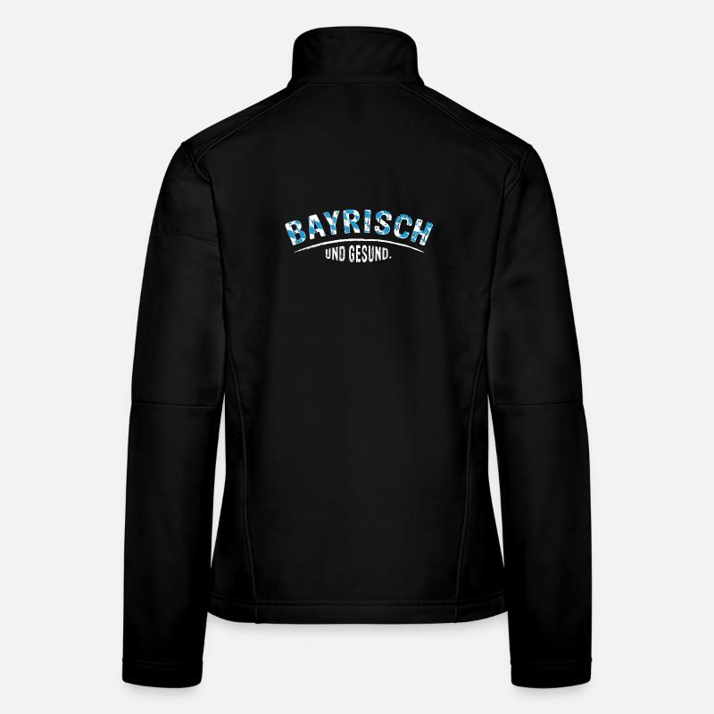 Bavarois et sain Veste en tissu softshell Femme