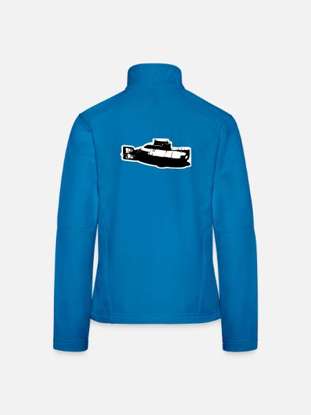 U-Boot - Frauen Softshelljacke - Schwarz - Hinten