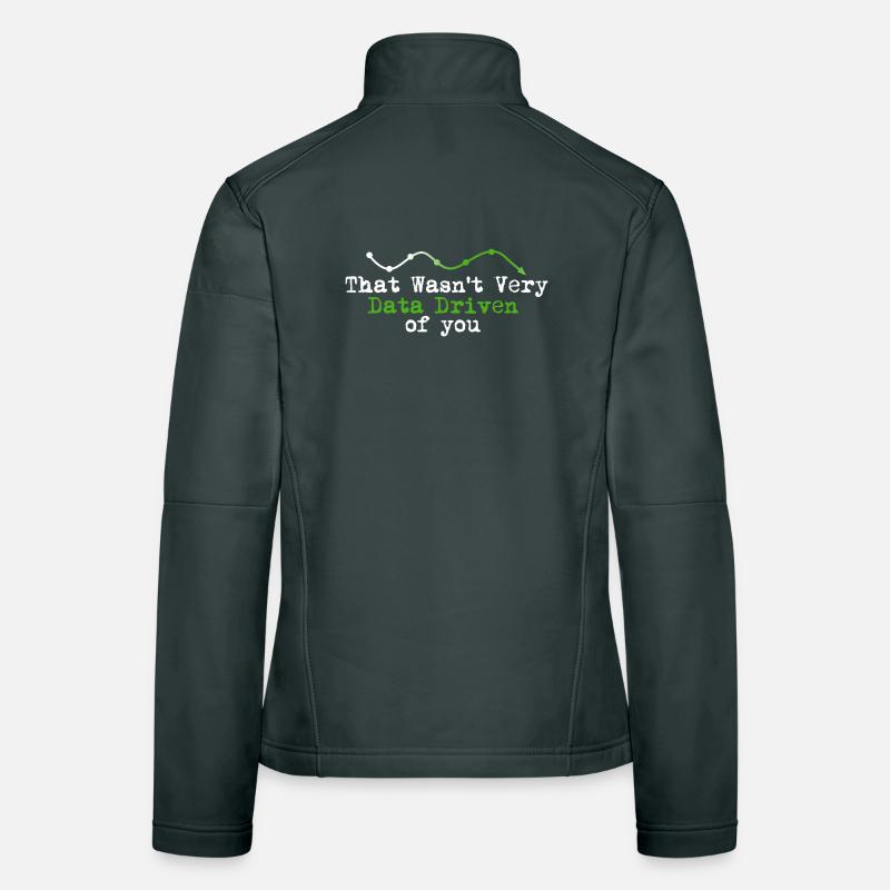 Datengetriebenes You Tee Frauen Softshelljacke