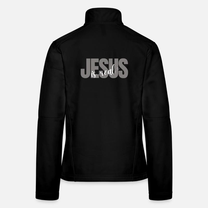 Jesus is Real Frauen Softshelljacke