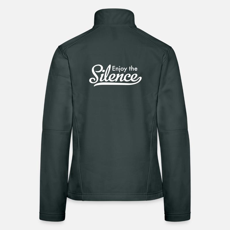 Écoute le silence Veste en tissu softshell Femme