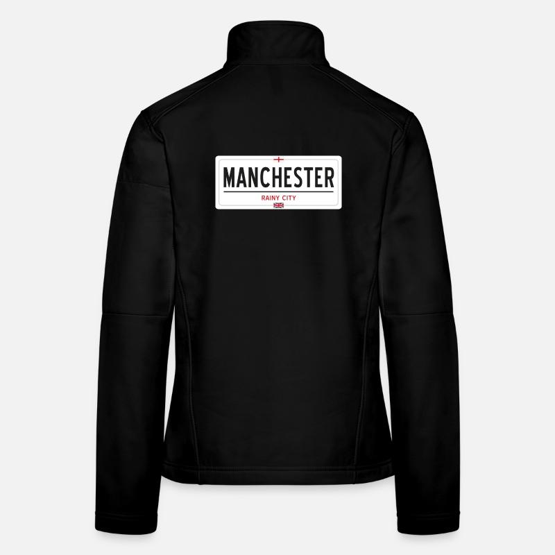 Panneau de la ville de Manchester Veste en tissu softshell Femme