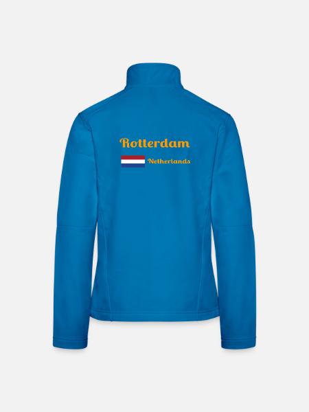 Rotterdam Netherlands- Stylish prints - Women's Softshell Jacket - black