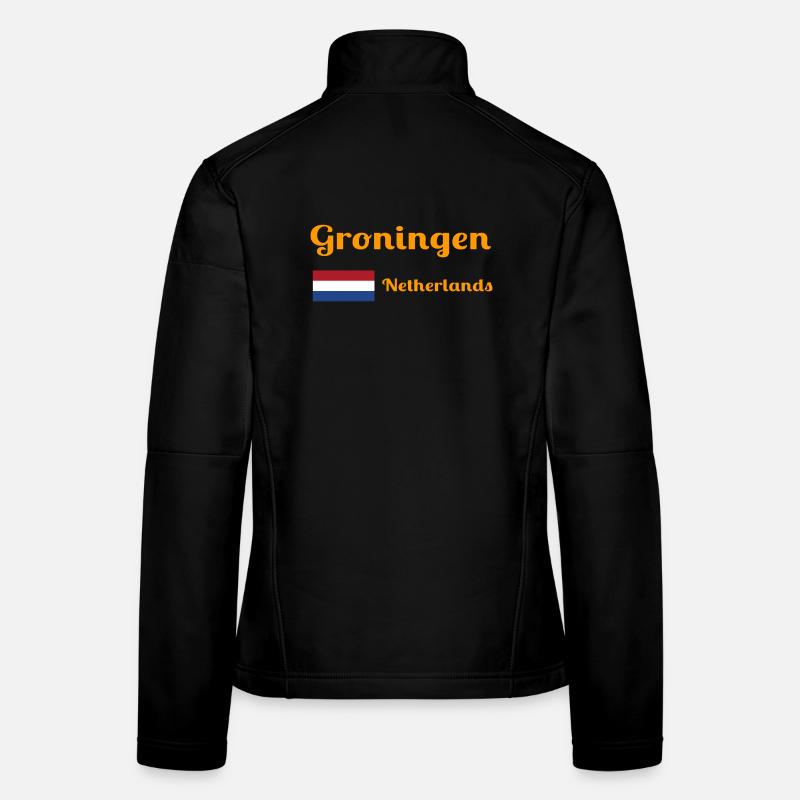 Groningen Netherlands - Stylish prints Women's Softshell Jacket