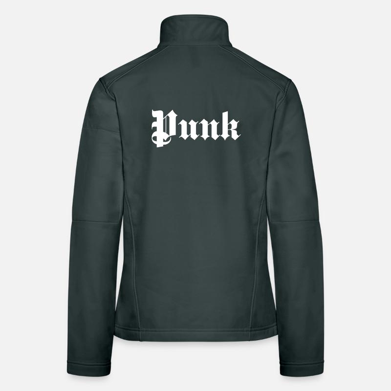 Punkrock Gothic Logo Frauen Softshelljacke