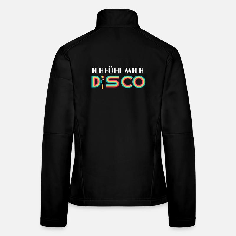 JE ME SENS DISCO, Veste en tissu softshell Femme