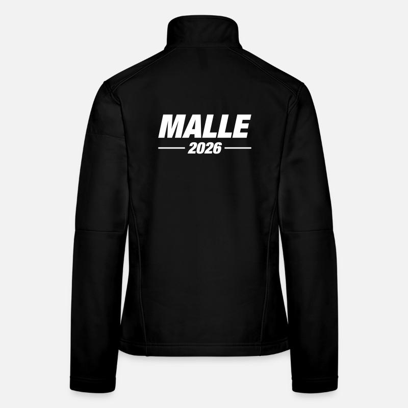 Vacances à Malle 2026 Veste en tissu softshell Femme