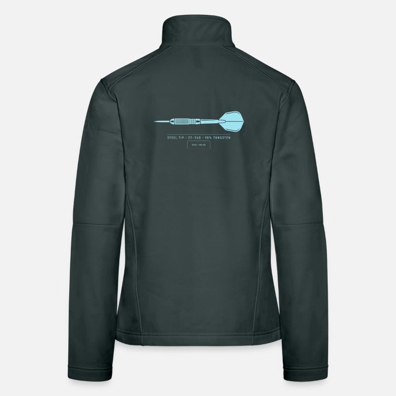 Dart Illustration Technical Blueprint Dart Women's Softshell Jacket