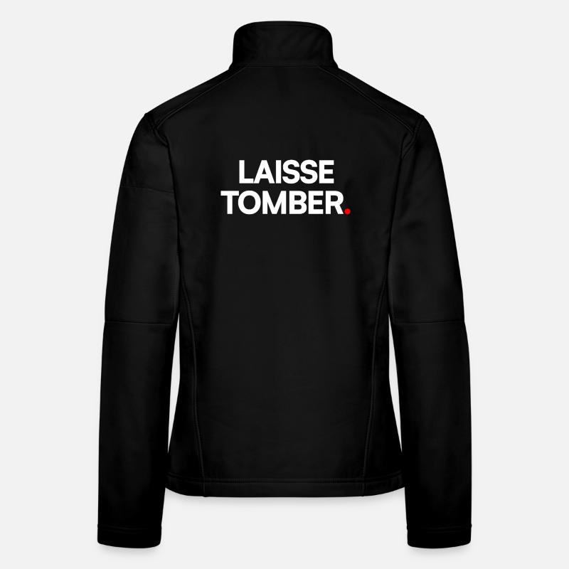 Laisse tomber Veste en tissu softshell Femme
