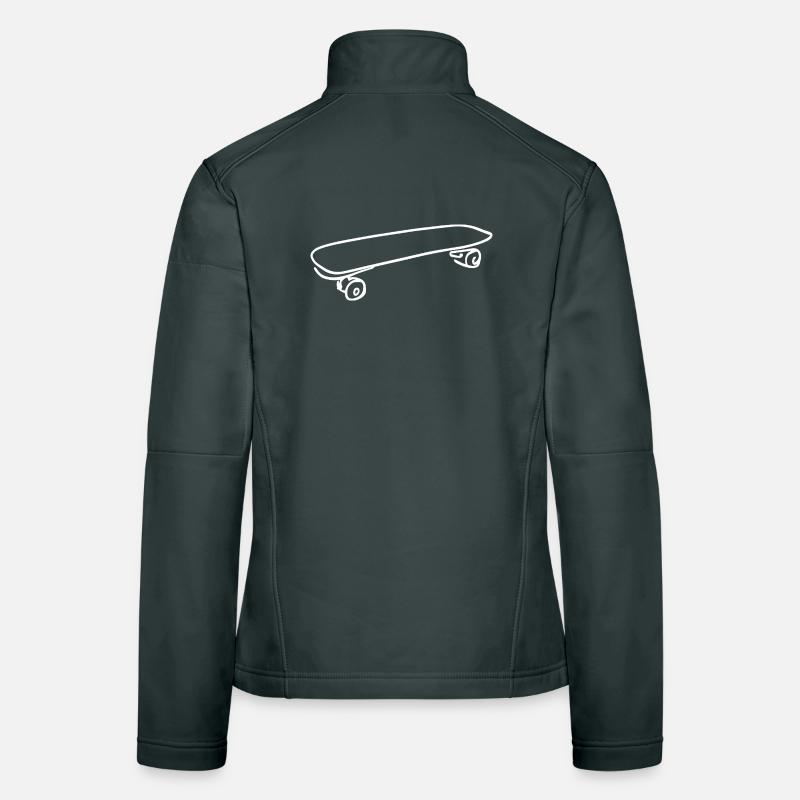 Skateboard Skizze Frauen Softshelljacke
