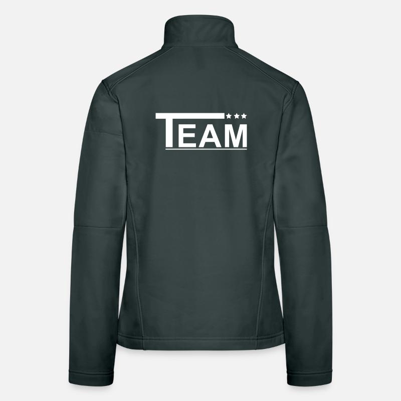 Team with star design Women's Softshell Jacket