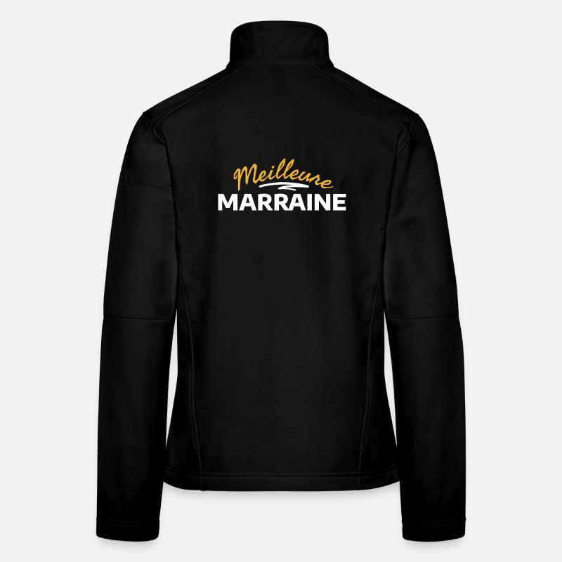 Humorous slogan beetroot wedding - Women's Softshell Jacket - black