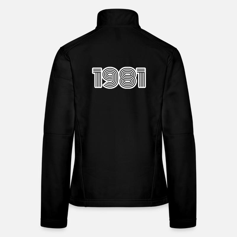 Born in 1981 Women's Softshell Jacket
