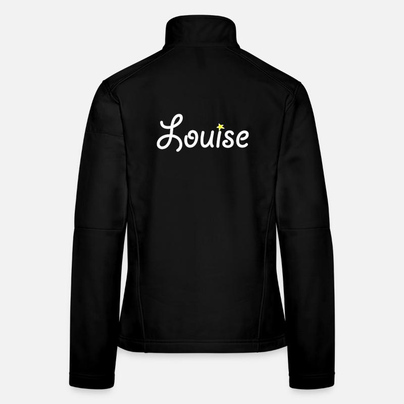 Louise - Frauen Softshelljacke - Schwarz