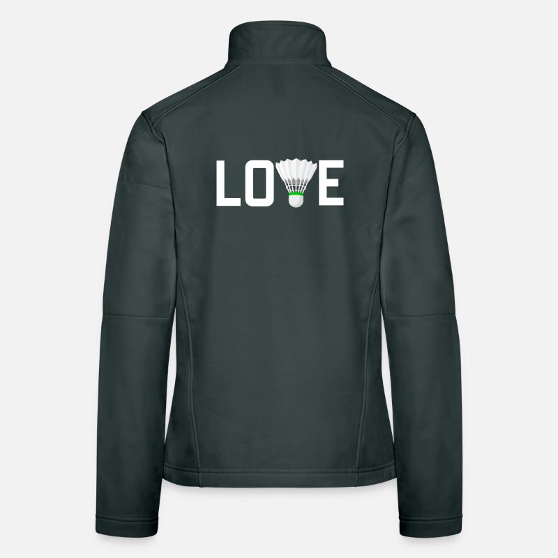 Badminton Amour Veste en tissu softshell Femme