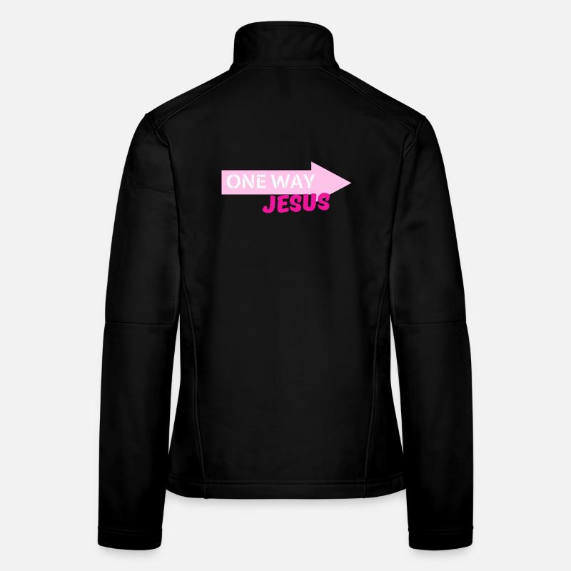 One Way Jesus Arrow Women's Softshell Jacket