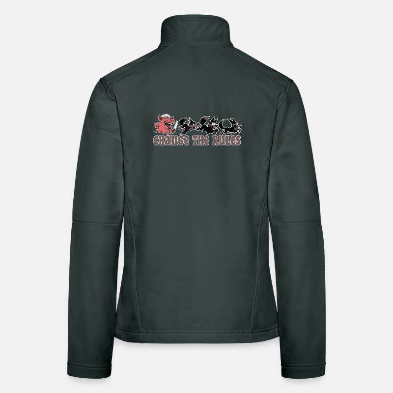 Schwein ändert die Regeln! Frauen Softshelljacke
