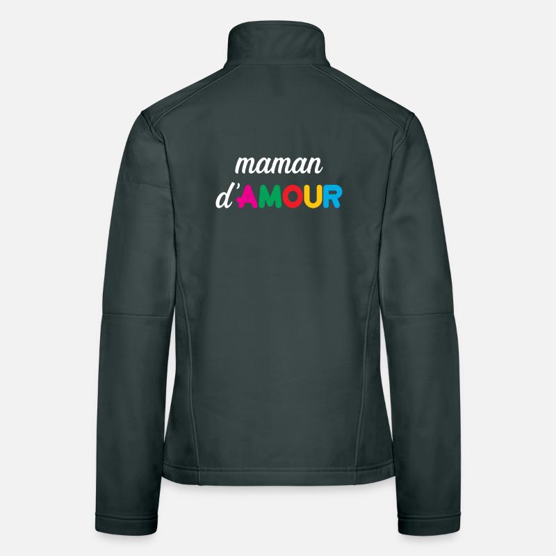 Maman d'Amour - Muttertag Frauen Softshelljacke