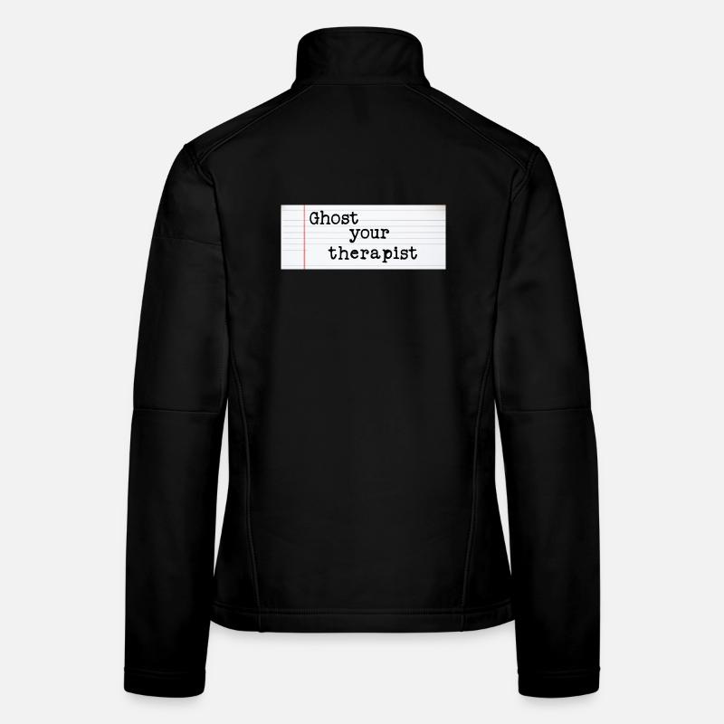 Ghost Your Therapist Women's Softshell Jacket