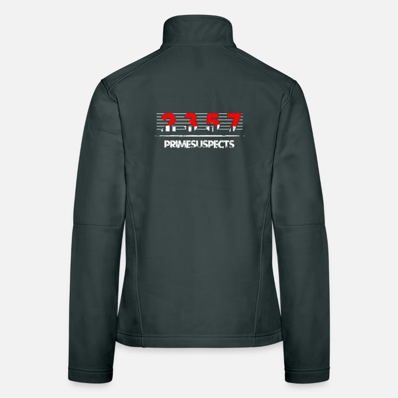 Math Nerd Étudiants Professeur d’Université Mathématiques Veste en tissu softshell Femme
