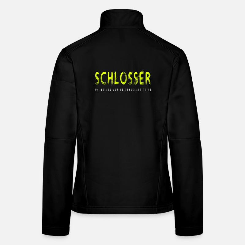 Schlosser Handwerker Design Frauen Softshelljacke