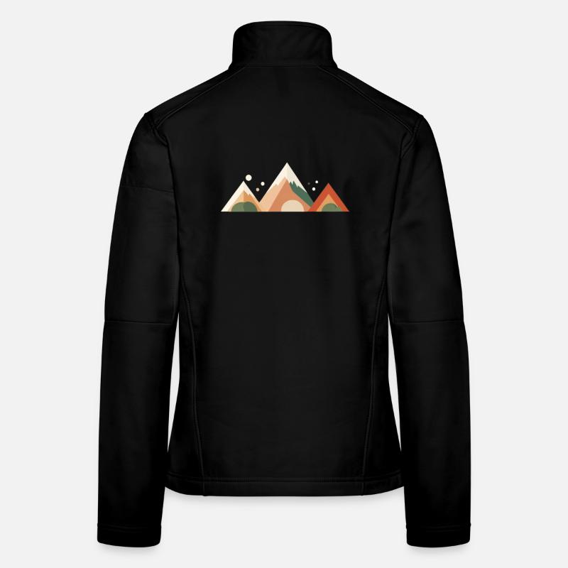 Alpine Sunset Peaks Women's Softshell Jacket