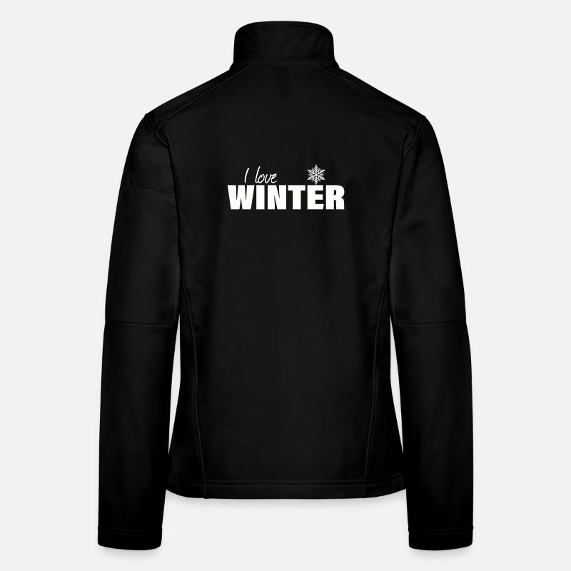 J’adore l’hiver Veste en tissu softshell Femme