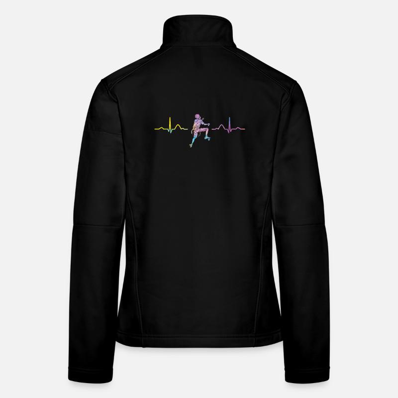 Boulderer Herzschlag Boulder Bouldern Frauen Softshelljacke