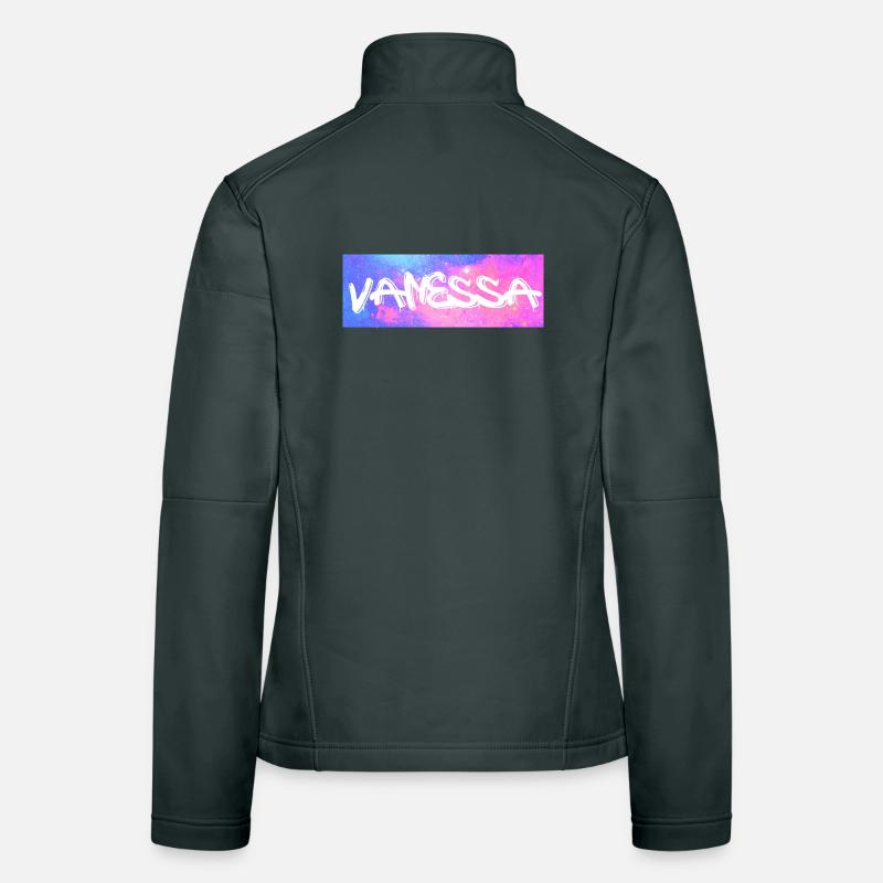 Vanessa Name Gift Gift Idea Galaxy Women's Softshell Jacket