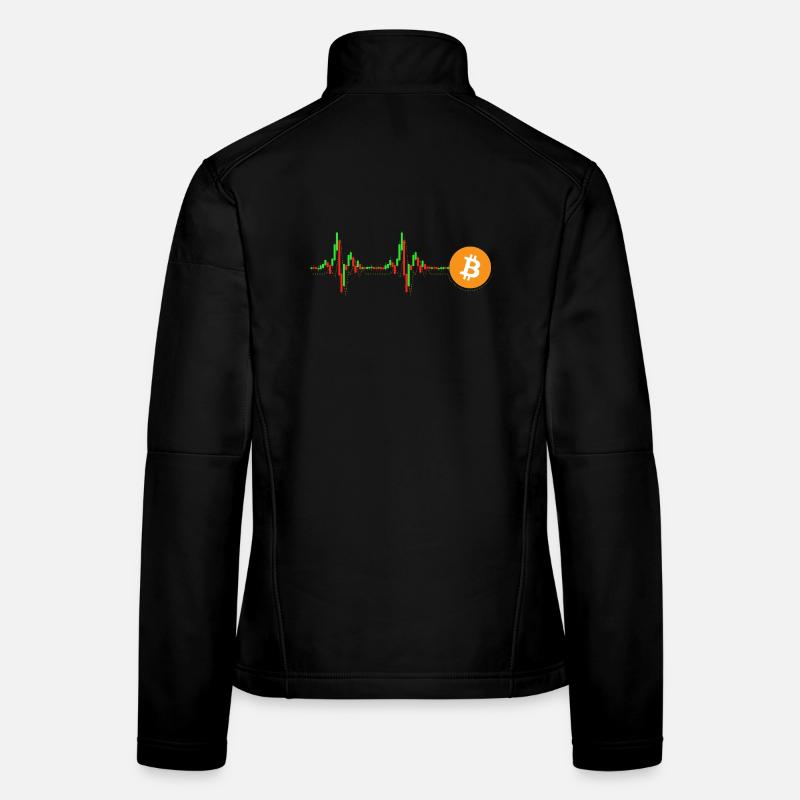 Bitcoin Chart Pattern Women's Softshell Jacket