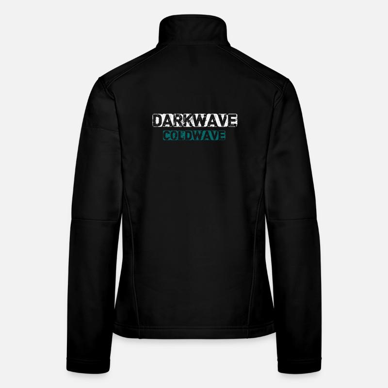 Darkwave Coldwave Veste en tissu softshell Femme