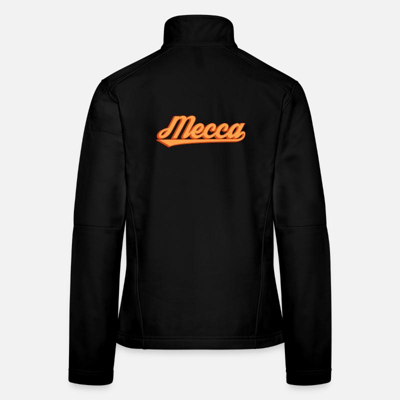 Mecca Retro Lettering Women's Softshell Jacket
