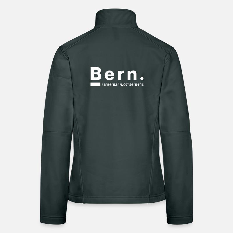 Bern Coordinates Bernese Switzerland Women's Softshell Jacket