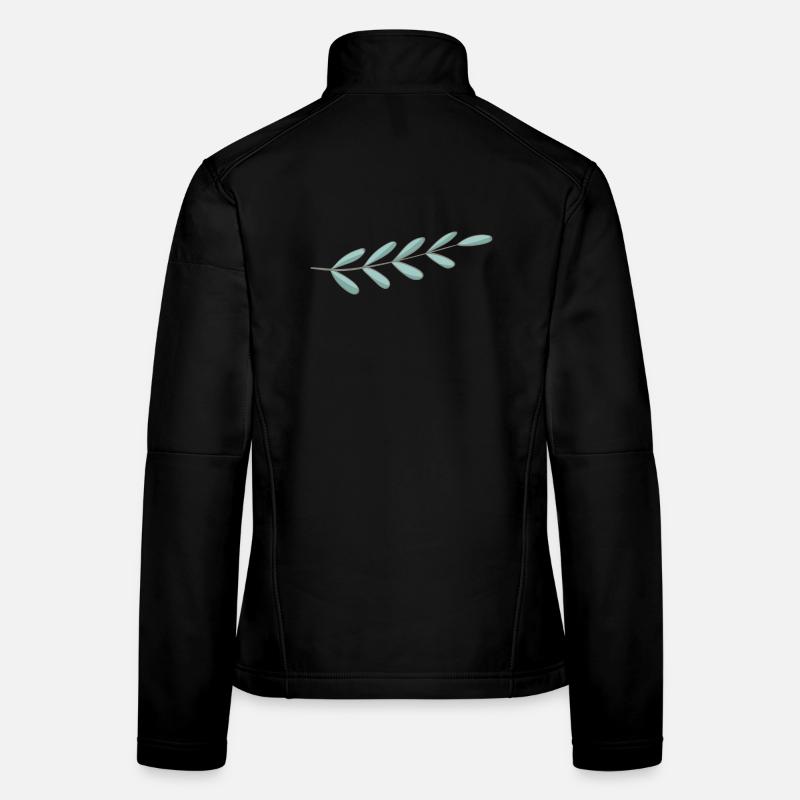 Zweig - Frauen Softshelljacke - Schwarz